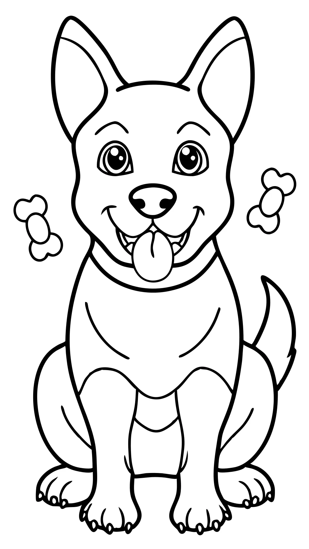 dogs coloring pages printable